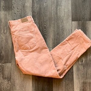 Pink corduroy pants